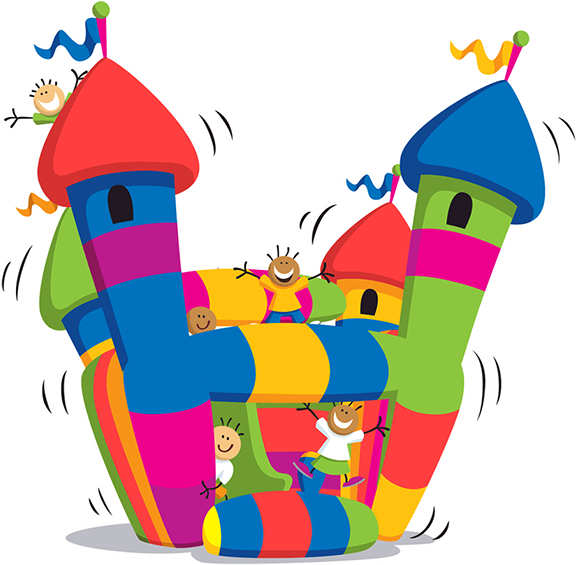 Bounce House Afuntimeparty - Bounce House Clip Art (800x591)
