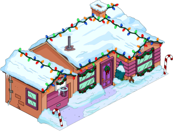 Generichouse05 Decorated Transimage Generichouse04 - House (608x462)