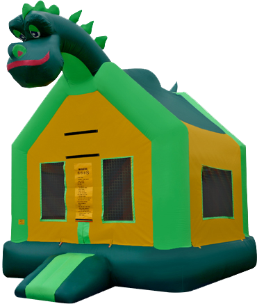 Dino Moonwalk - Ez Inflatables Dinosaur Jumper Bounce House - B132-13 (370x437)