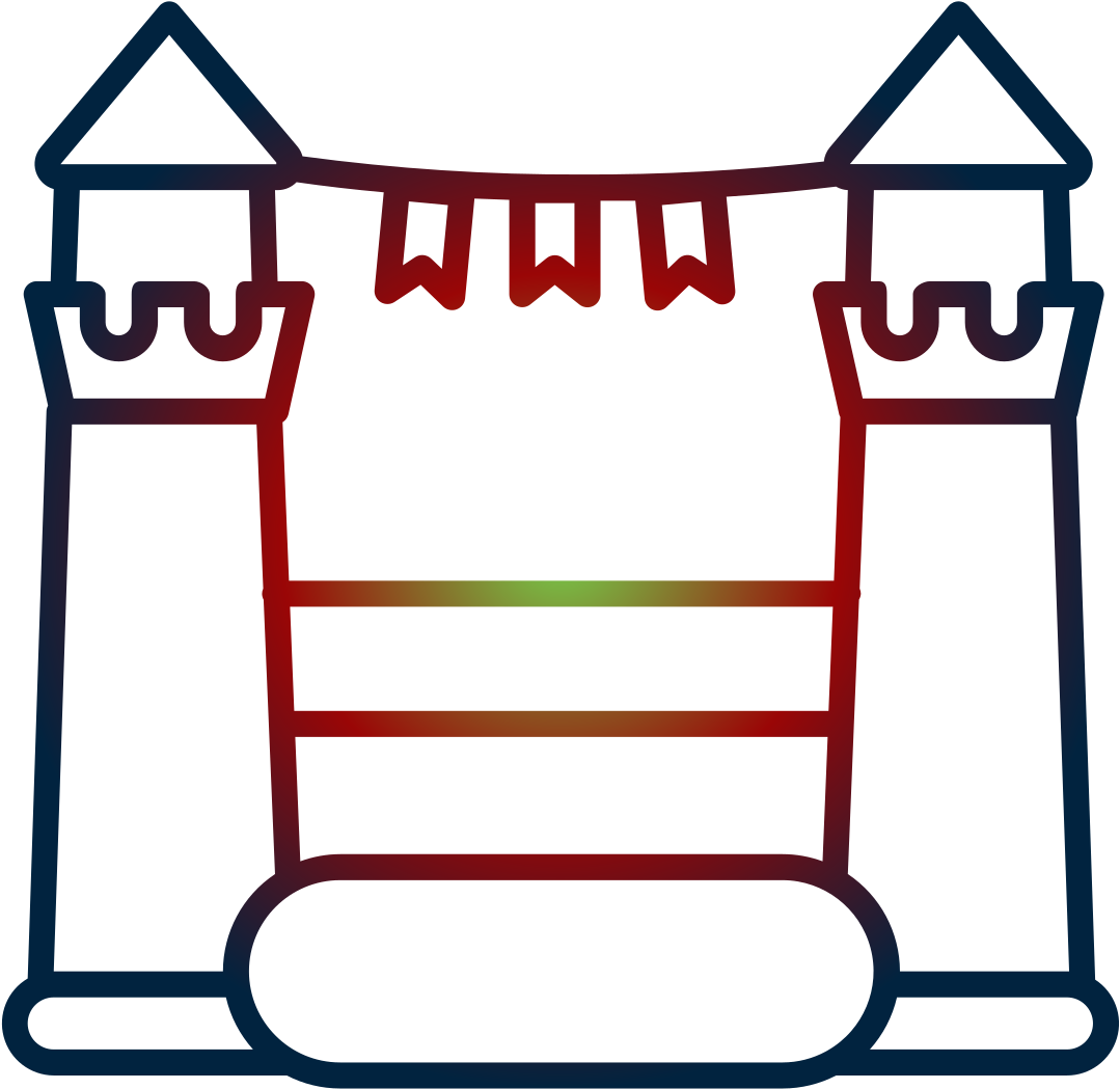 Fairfield Bounce - Bouncy Castle Icon Png (1201x1185)