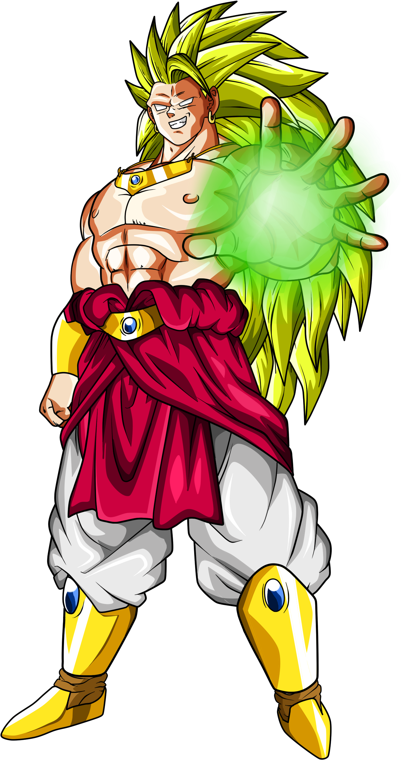 Spring Clipart - Broly Super Saiyan 3 Png (1565x2700)