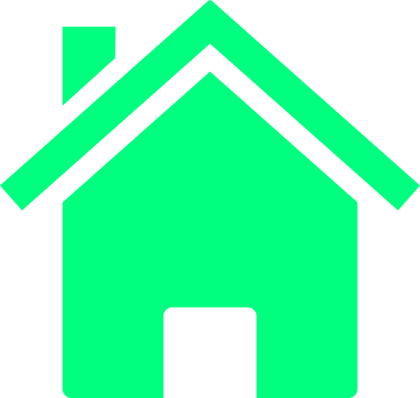 Simple Green House Clip Art - House Png (600x568)
