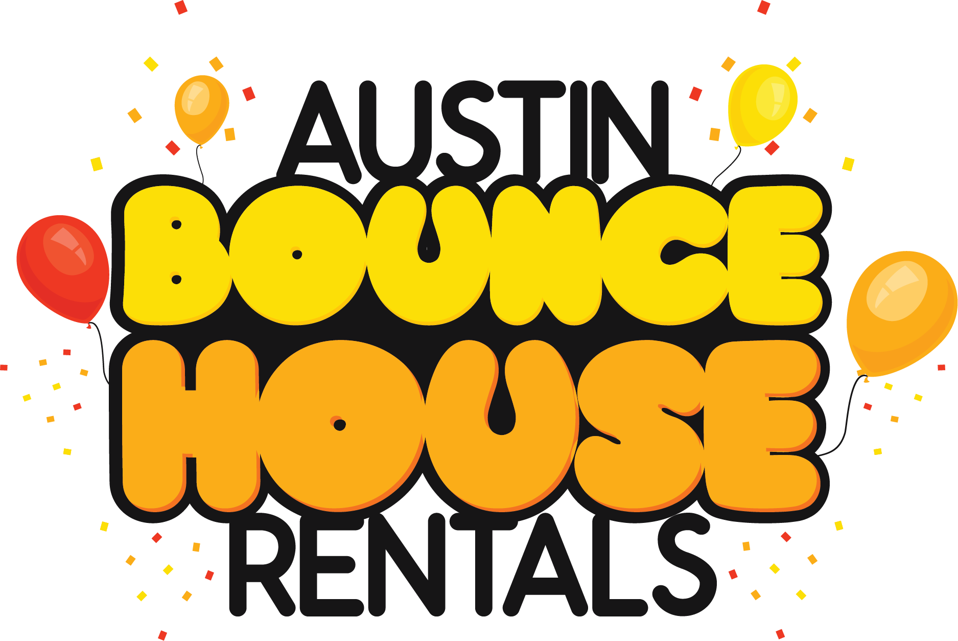 Party Rentals Your Way - Austin Bounce House Rentals Logo (1875x1254)