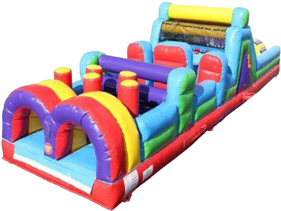 If Your Looking For Party Rentals And Inflatable Bounce - 40ft Obstacle Course (406x306)