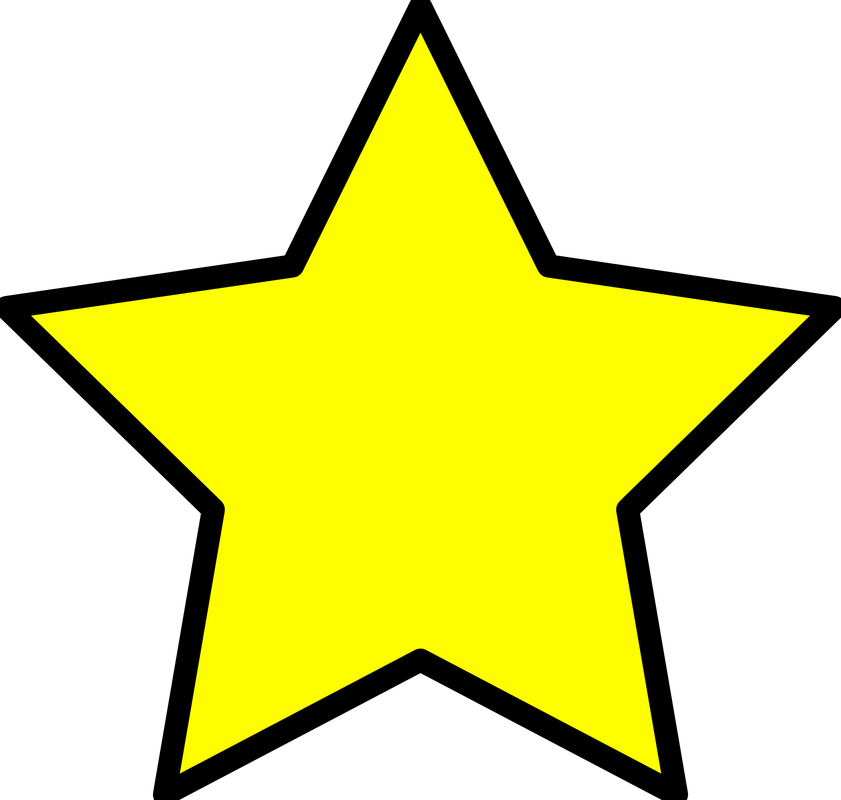 Picture - Yellow Star Clipart (841x800)