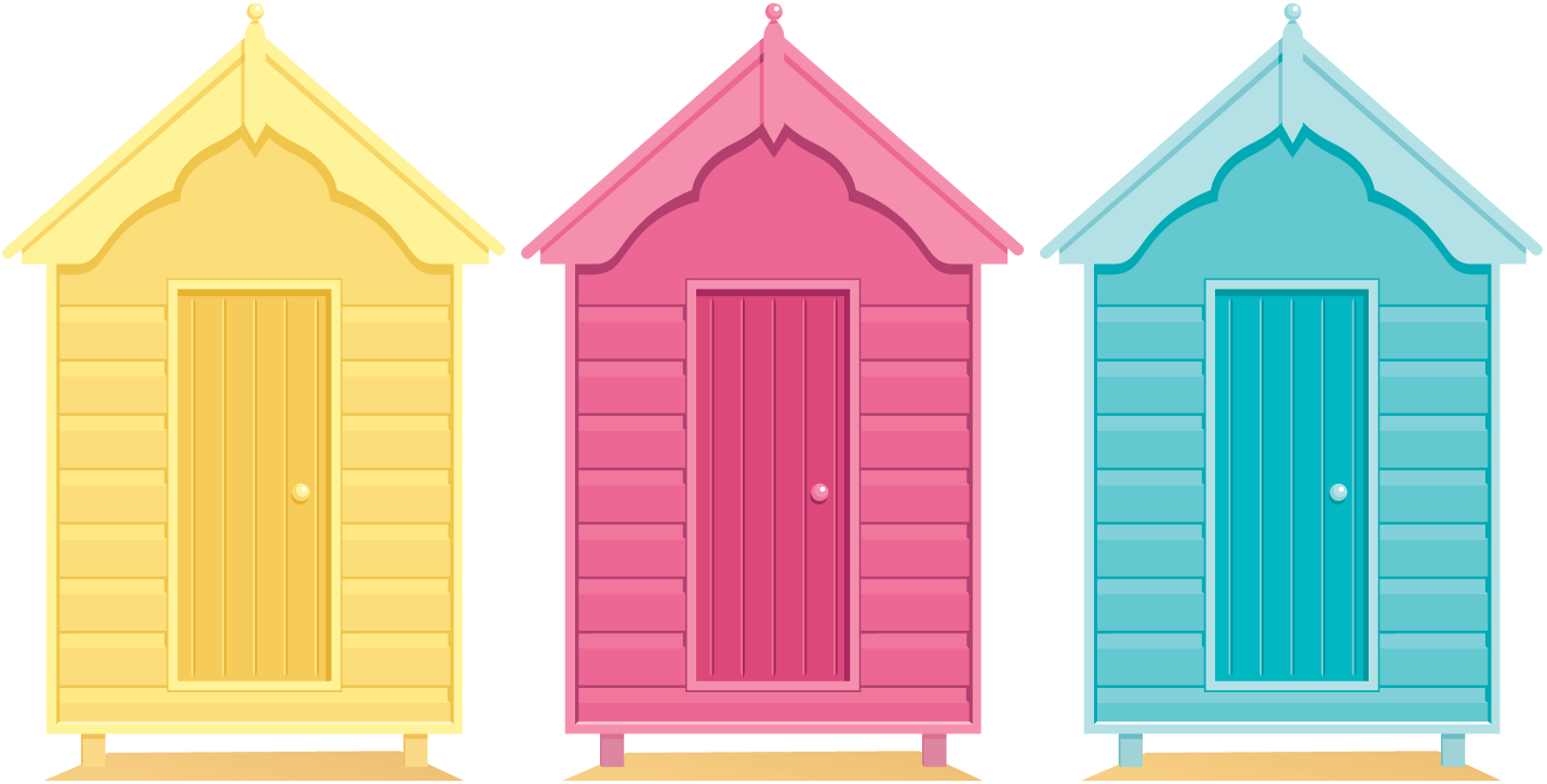 Beach Hut Images Clip Art - Beach Hut Clip Art (1431x726)