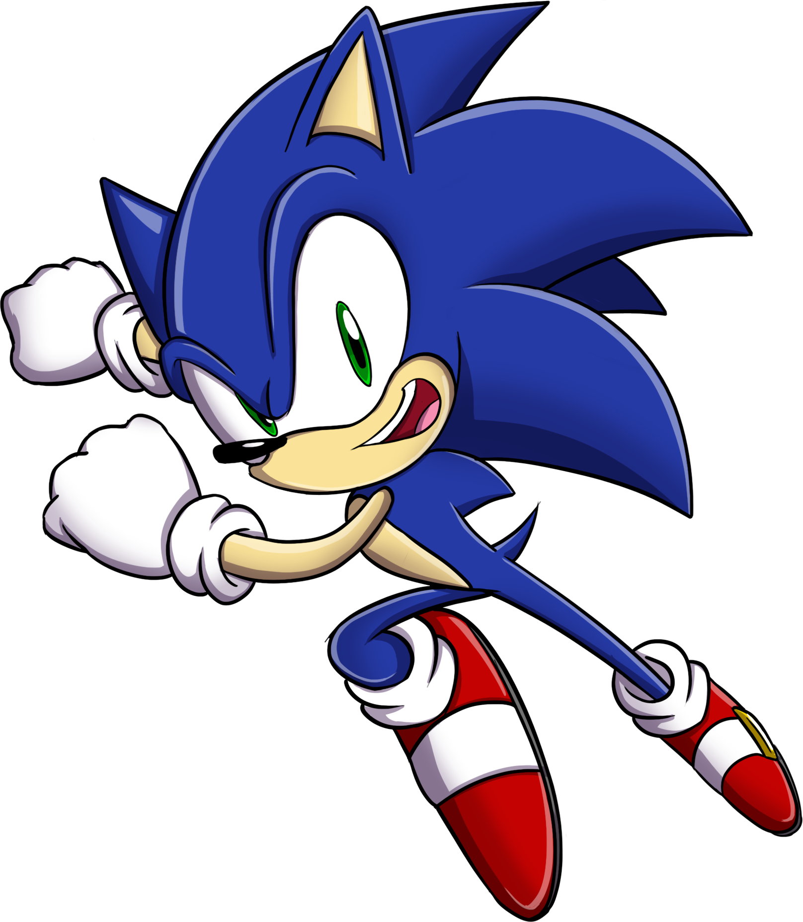 Sonic The Hedgehog Clipart Transparent - Sonic The Hedgehog Transparent (1616x1857)