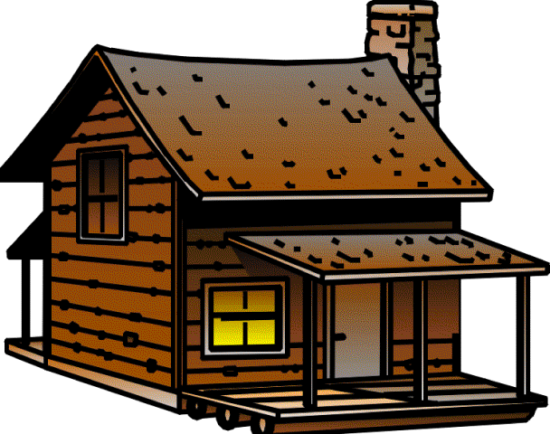 Brave Saakshi Story House - Cabin Clipart (608x480)