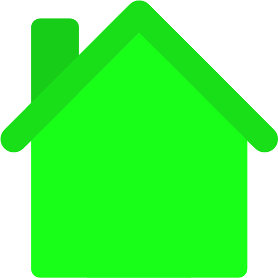 Cartoon Green House Png (558x595)