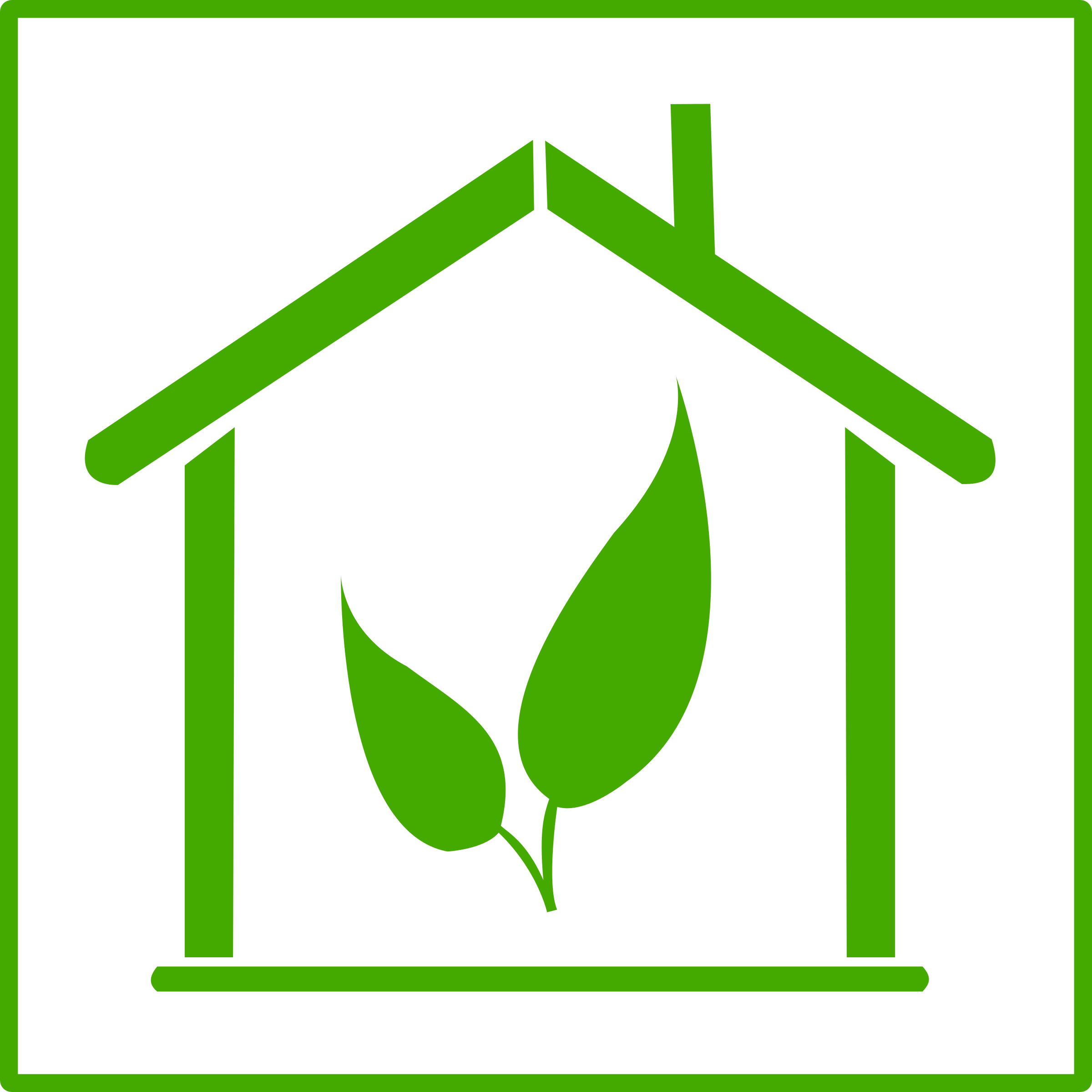 Green House Energy Icon Clip Art At Clker - Green House Icon (2400x2400)