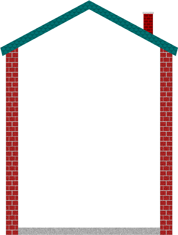 Medium Image - House Frame Clipart (618x800)