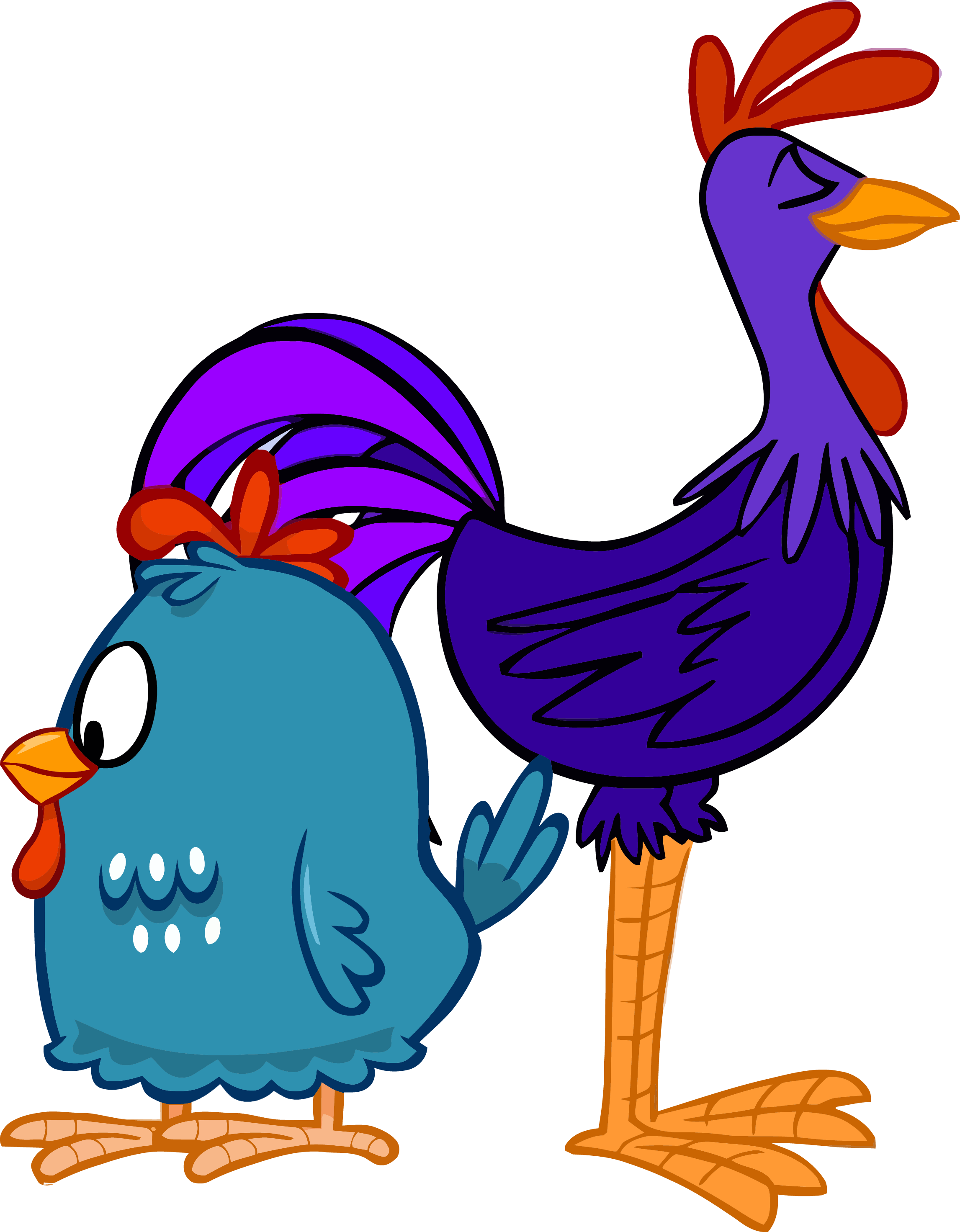 Galinha Pintadinha Galo Carijó 2 - Galinha E O Galo Carijó (2293x2943)