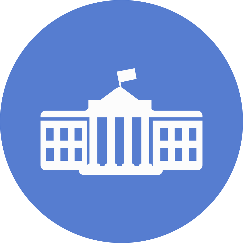 Election White House Icon - School Improvement Plan Clipart (1024x1024)