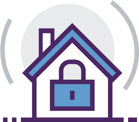 Home Security Systems From Symspire - Home Security Icon (500x500)