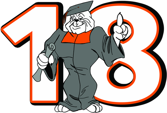 Hart County High School Parking Passes - Hart County High School Grad Dog (600x464)