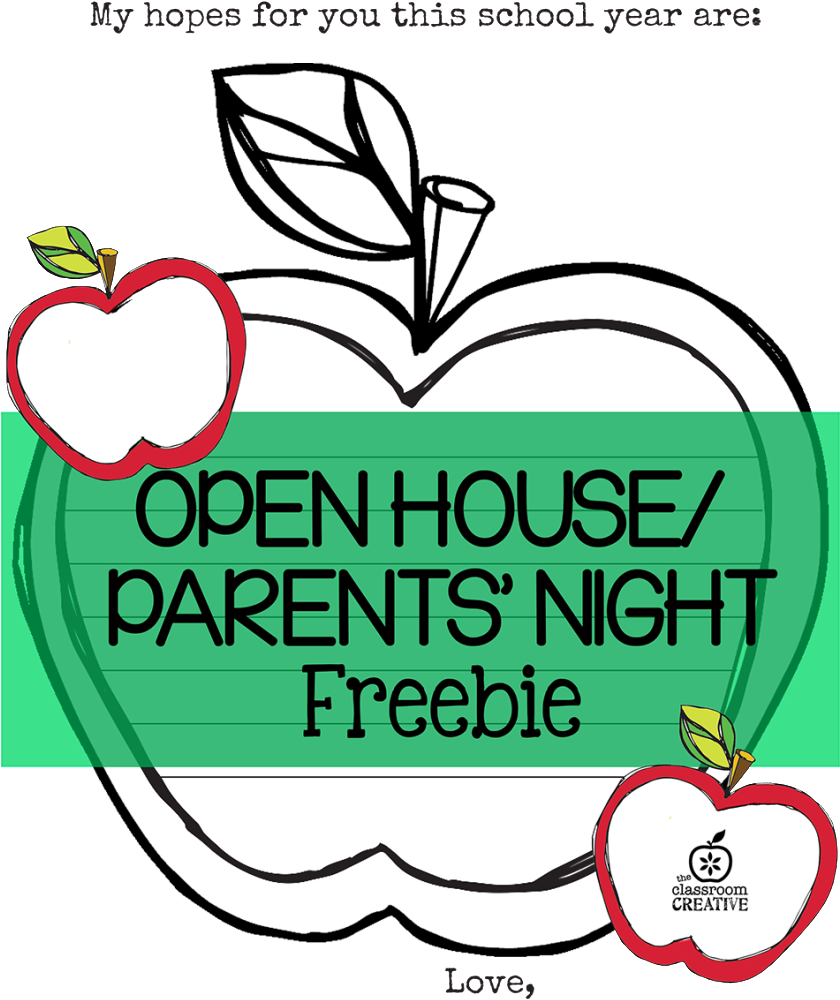 Open House Parents' Night Free Printable - School Open House Quotes (839x1024)
