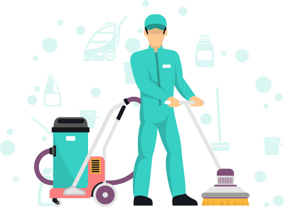 Maidscape House Cleaning - Home Cleaning Png (558x407)