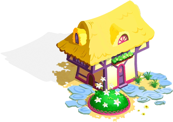 Florists' Cottage - Illustration (566x399)