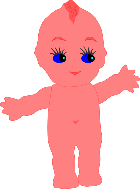 Clipart Kewpie Doll - Kewpie Dolls Vector (591x800)