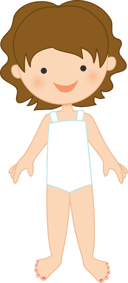 Crafts - Boneca Sem Roupa Png (410x900)