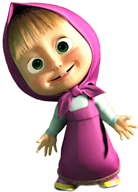 Masha And The Bear Sticker Clip Art - Masha Png (787x945)