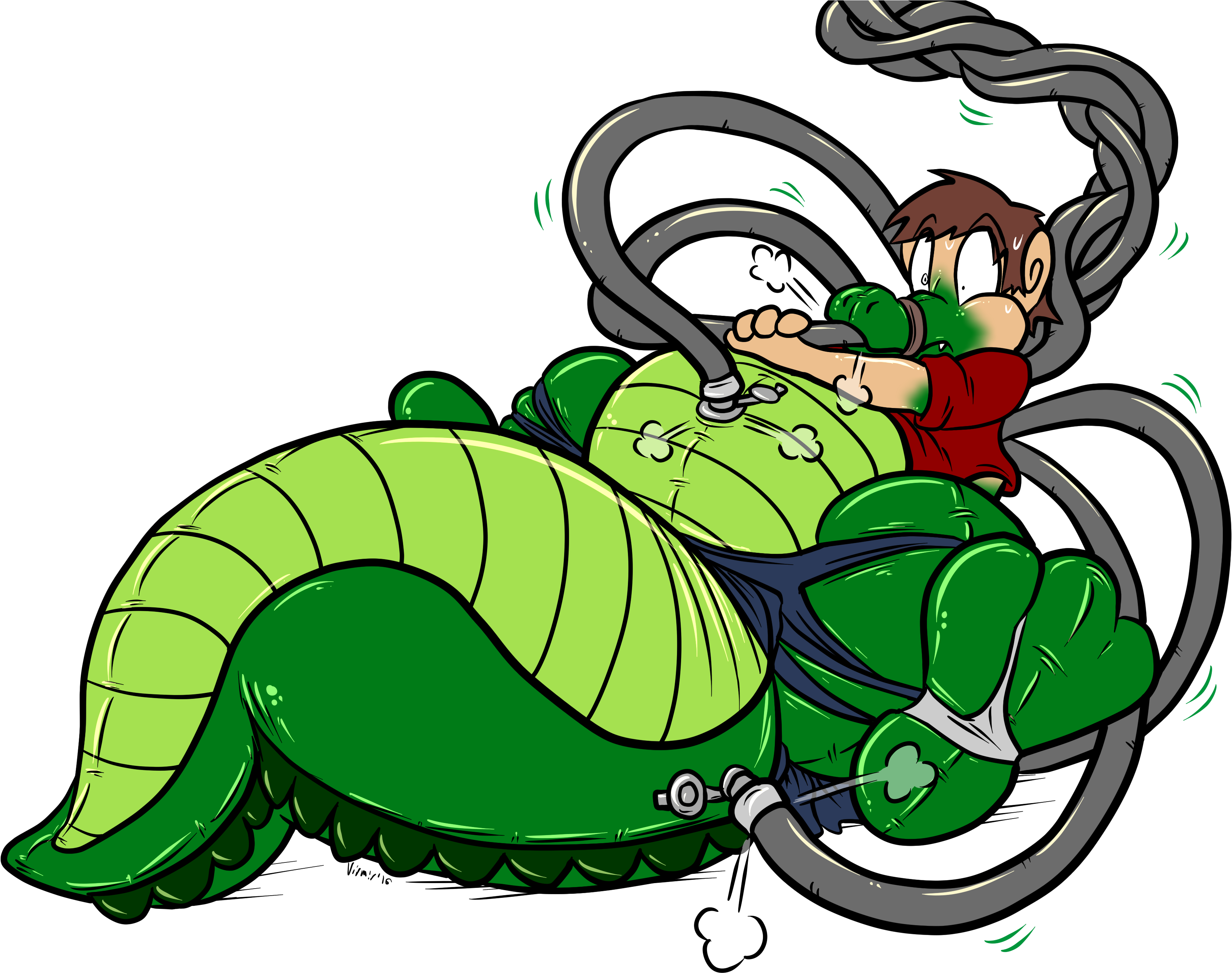 Inflatable Gator Hose Attack By Virmir - Inflatable Tf.