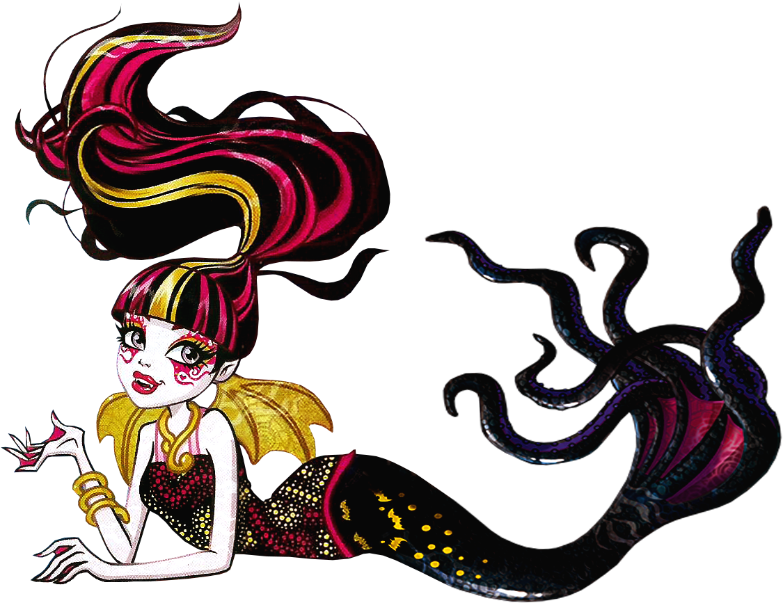 Resultado De Imagem Para Monster High Draculaura Png - Monster High Great Scarrier Reef Glowsome (1174x926)