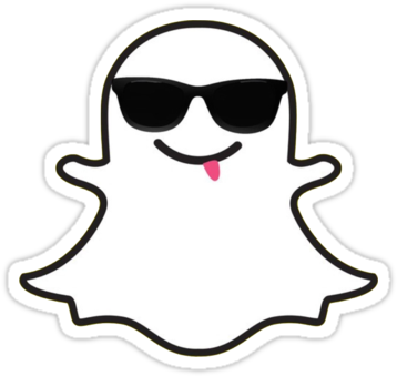 Snapchat Ghost By Taliapaige - Snapchat Ghost (375x360)