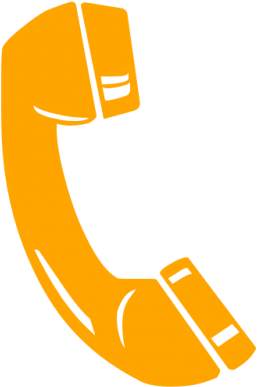 Yellow Phone Png Clipart - Phone Icon Png Orange (400x400)