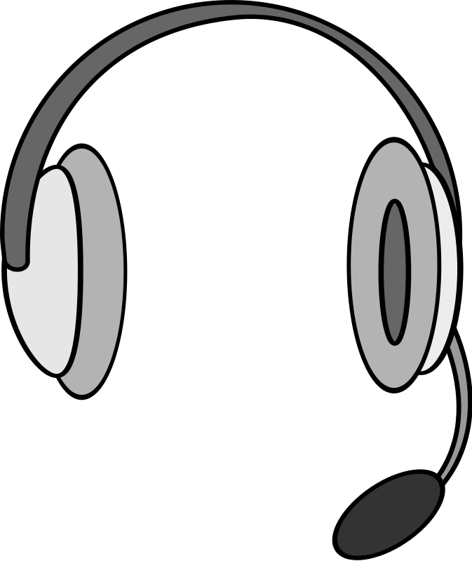 Free Headset Clip Art - Headset Clipart (673x800)