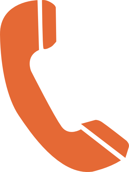 Orange Telephone Clip Art At Clkercom Vector - Mobile Phone Symbol Png (444x593)