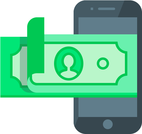 Finance And Banking - Mobile Banking Icon Png (512x512)