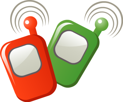 Mobile Phone Clip Art - Toy Phone Clip Art (400x333)