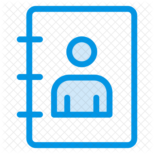 Contact Book Icon - Diary Icon Png (512x512)