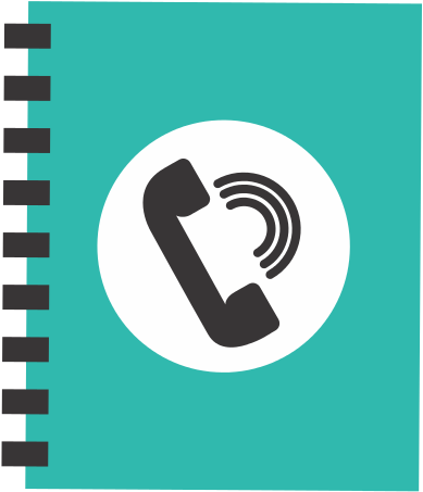Phonebook Isolated Icon Design - Illustration (550x550)