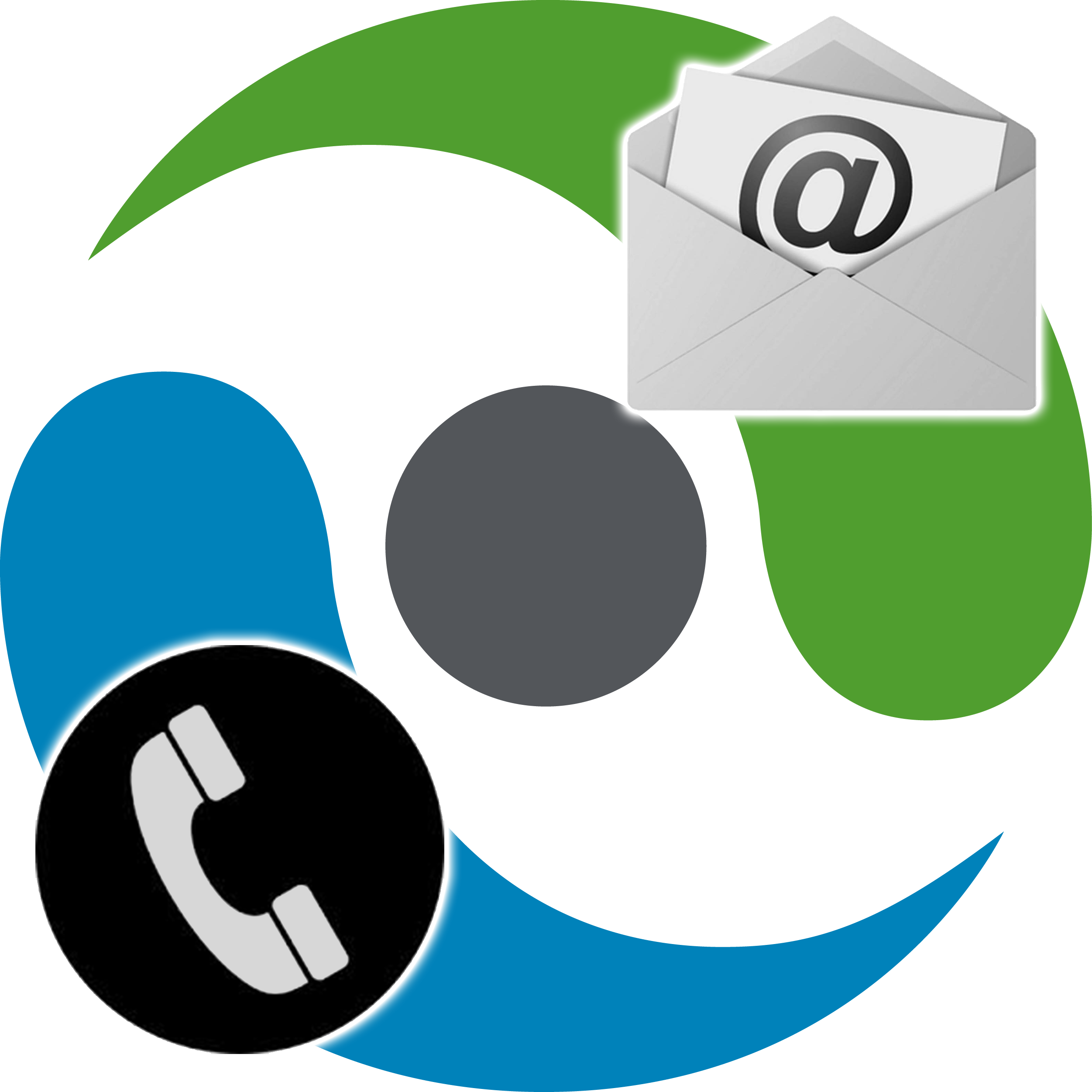 Software Clipart Contact Us - Contact Us Icon Png (2502x2502)
