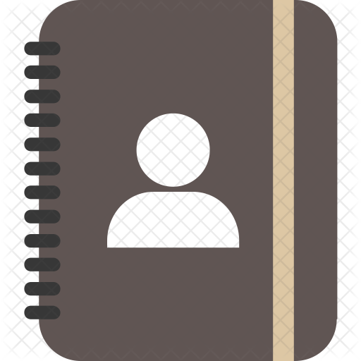 Contact Diary Icon - Icon (512x512)