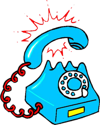 Cliparts Emergency Contact - Telefon (322x400)