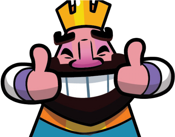Clash Of Clans Clipart Clash Royale - Clash Royale King Emotes (640x480)