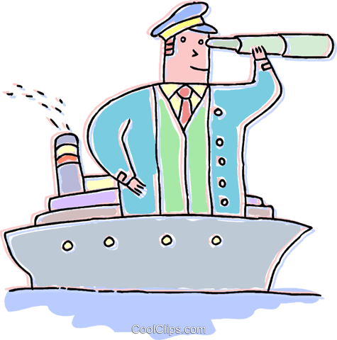 Boat Captain Clipart - Boat Captain Clipart (475x480)
