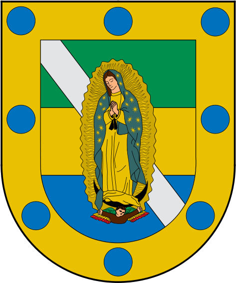 Flag, Official Seal Of Guadalupe, Santander - Circle (479x572)