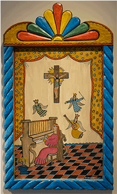 Nicholas Herrera, St Cecelia Patron Saint Of Music - Motif (380x380)
