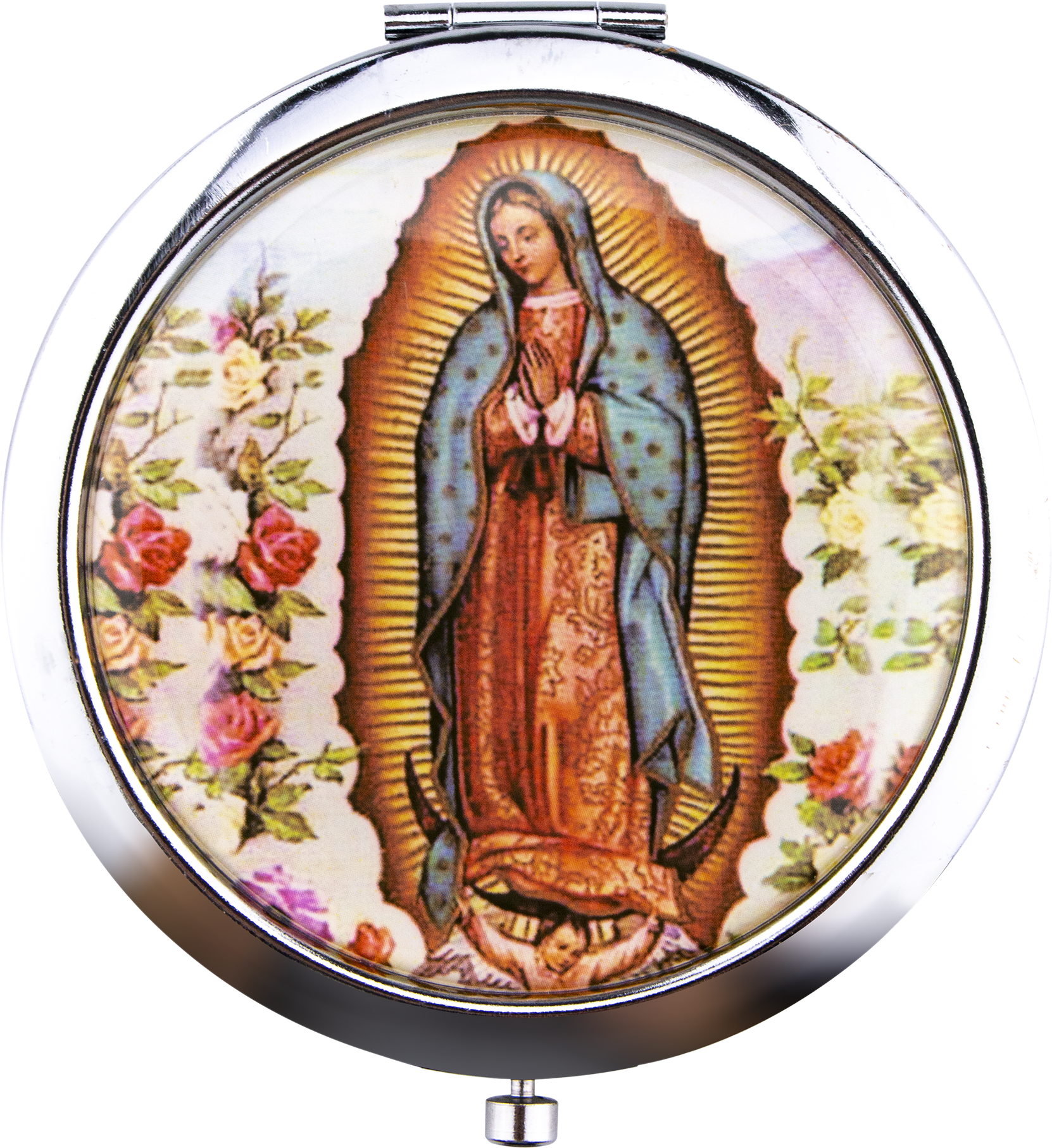 Espejo De Bolsillo De Nuestra Señora De Guadalupe - Our Lady Of Guadalupe (1800x1911)