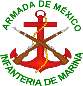 Mexican Naval Infantry Marines Insignia - Mexican Marine Corps Logo (360x362)