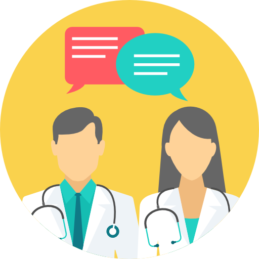 Doctors - Doctor Flat Icon Png (512x512)