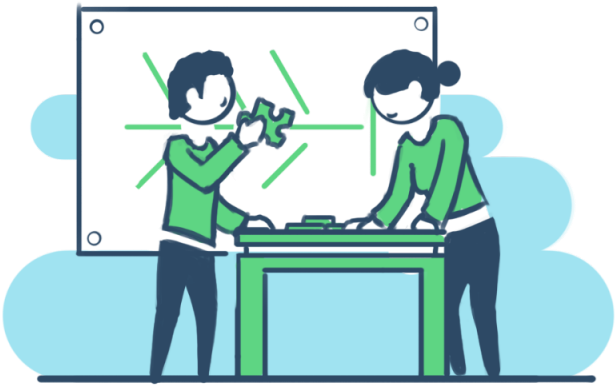 B2b Clipart Problem Solving - Cartoon (640x480)