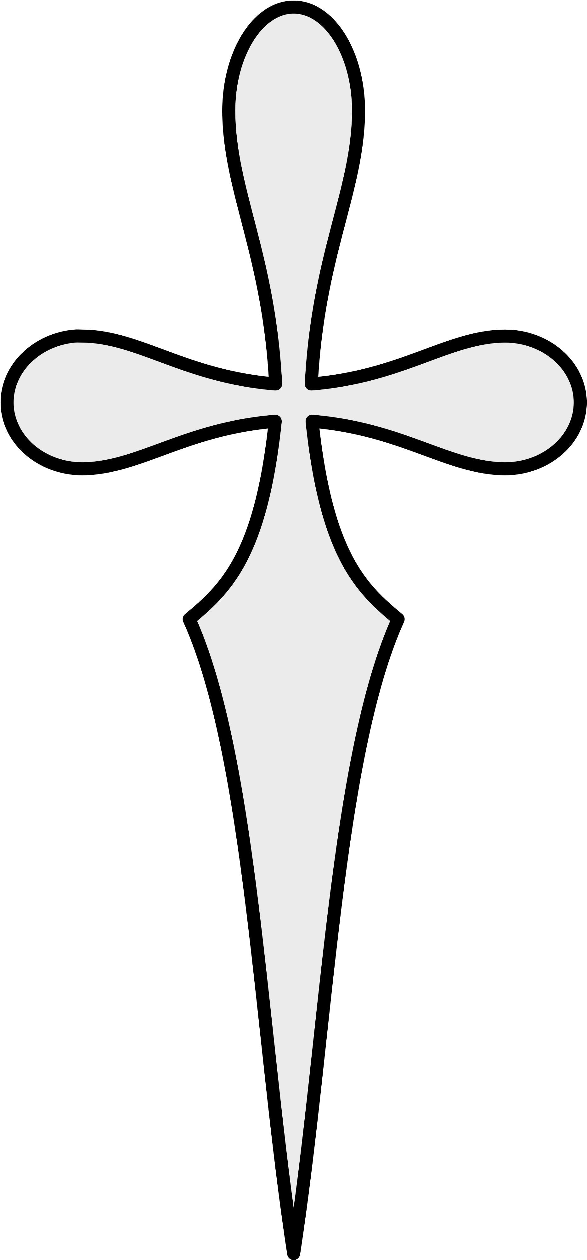 File Coa Illustration Cross Svg Wikimedia Commons - Line Art (2000x4138)