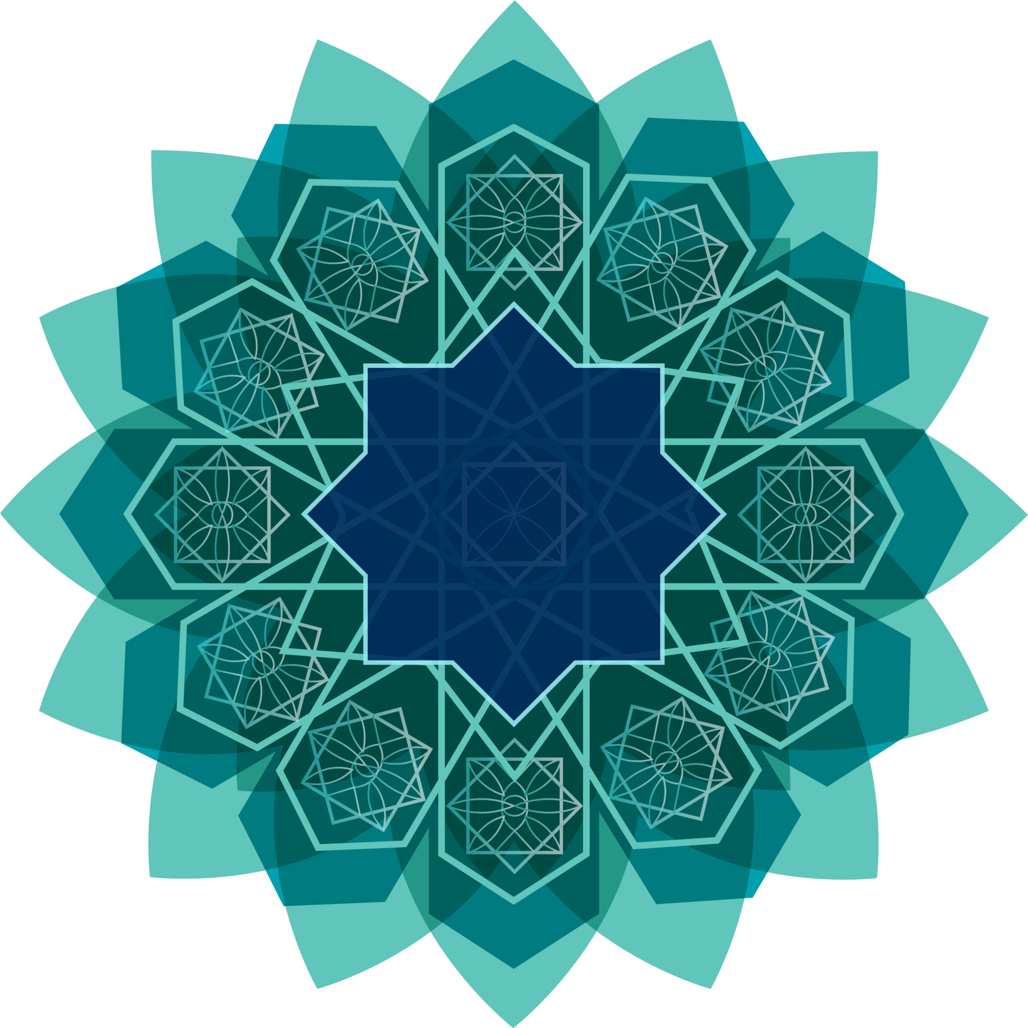 Islamic New Year Art - Vektörel Çizim Hayırlı Cumalar (2000x2000)