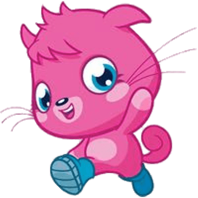 Poppet Waving - Moshi Monsters Katsuma And Poppet (400x400)