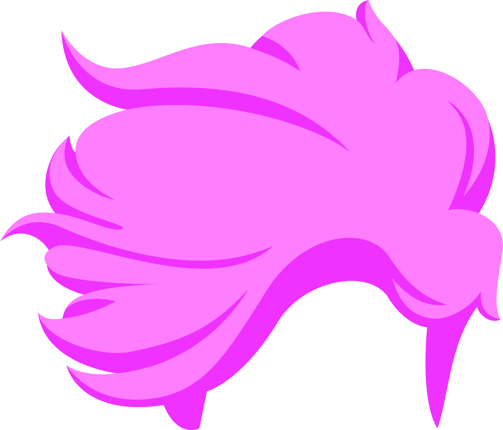 Pink Hair - Pink Hair (2048x2048)